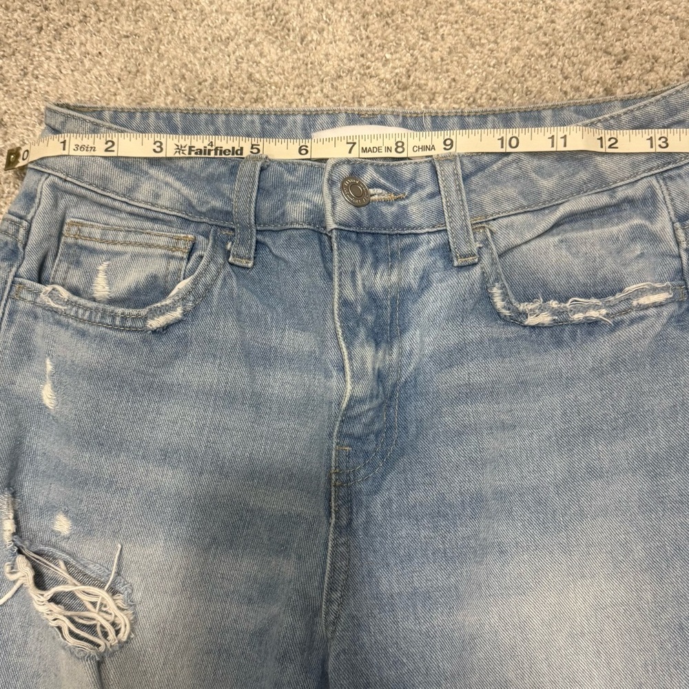 Flying Monkey Light Blue Vintage Straight Leg Jeans - Picture 9 of 12